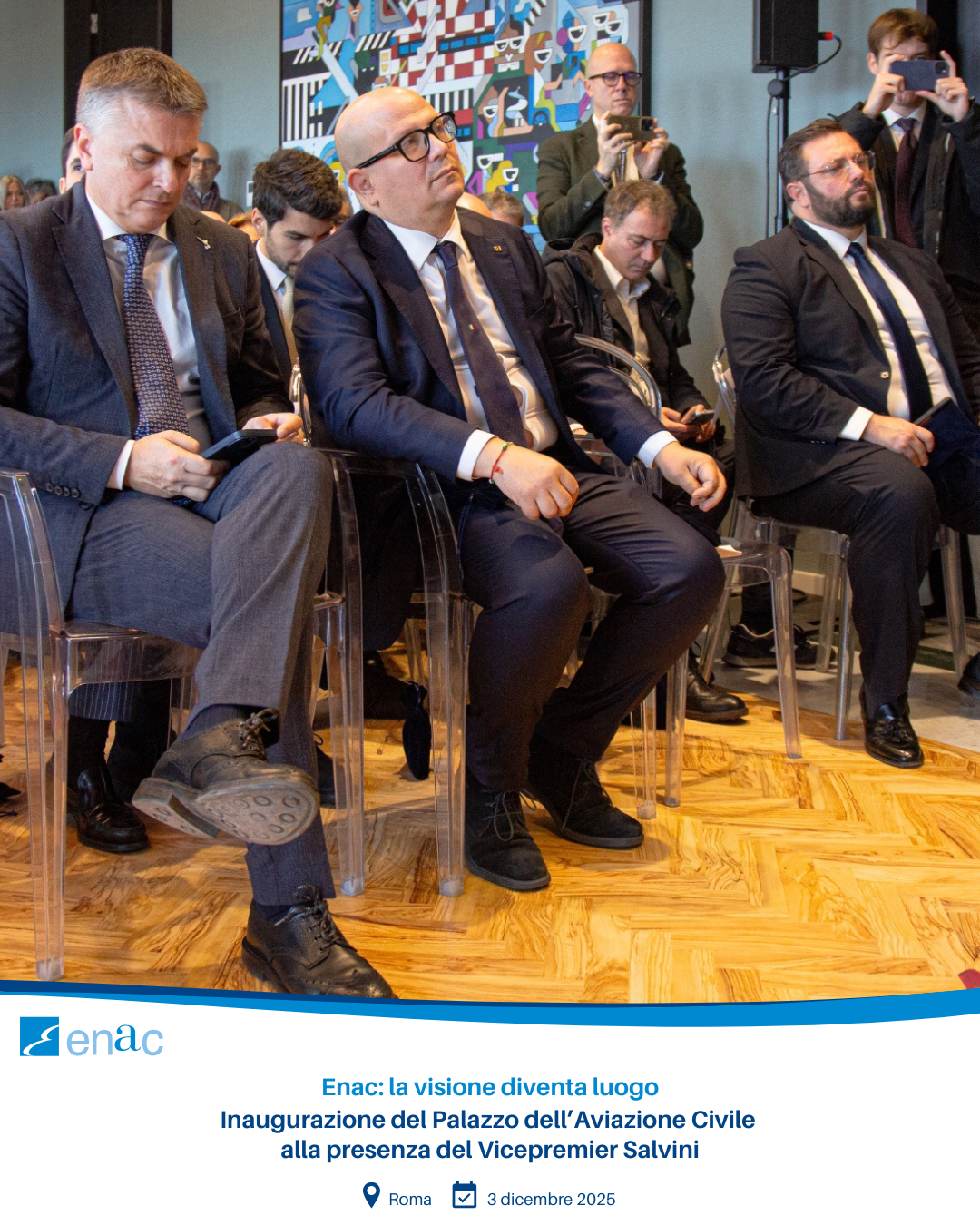 Inaugurazione Palazzo dell'Aviazione Civile