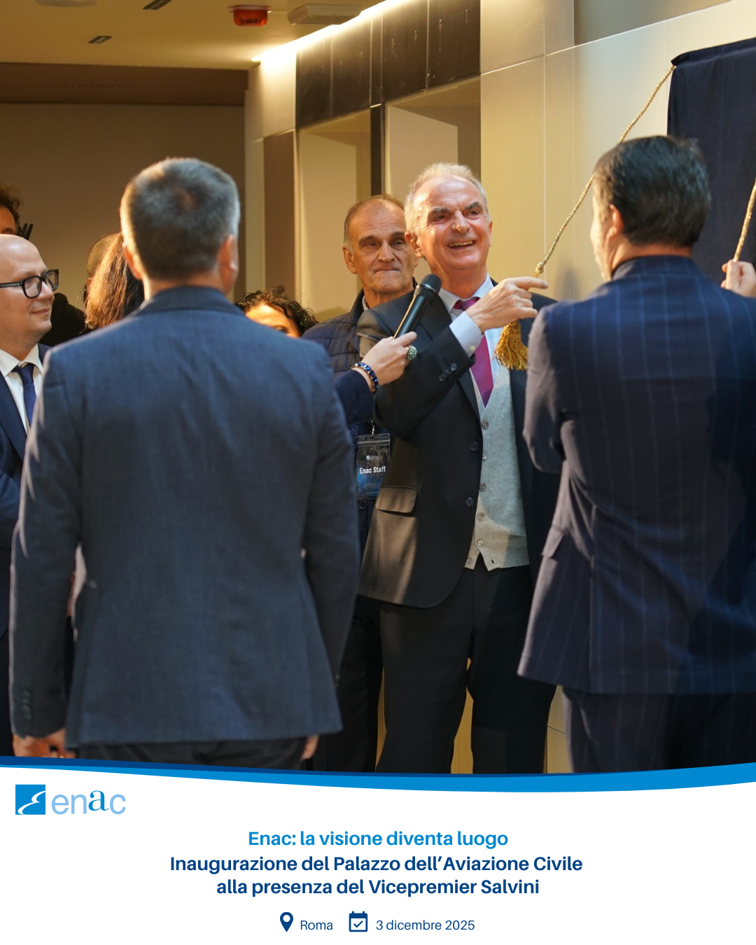 Inaugurazione Palazzo dell'Aviazione Civile