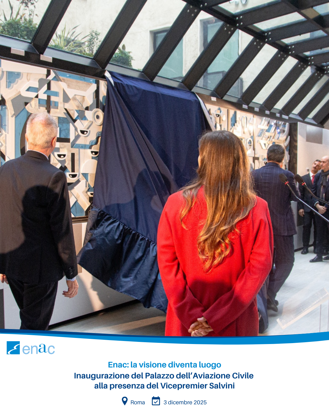 Inaugurazione Palazzo dell'Aviazione Civile