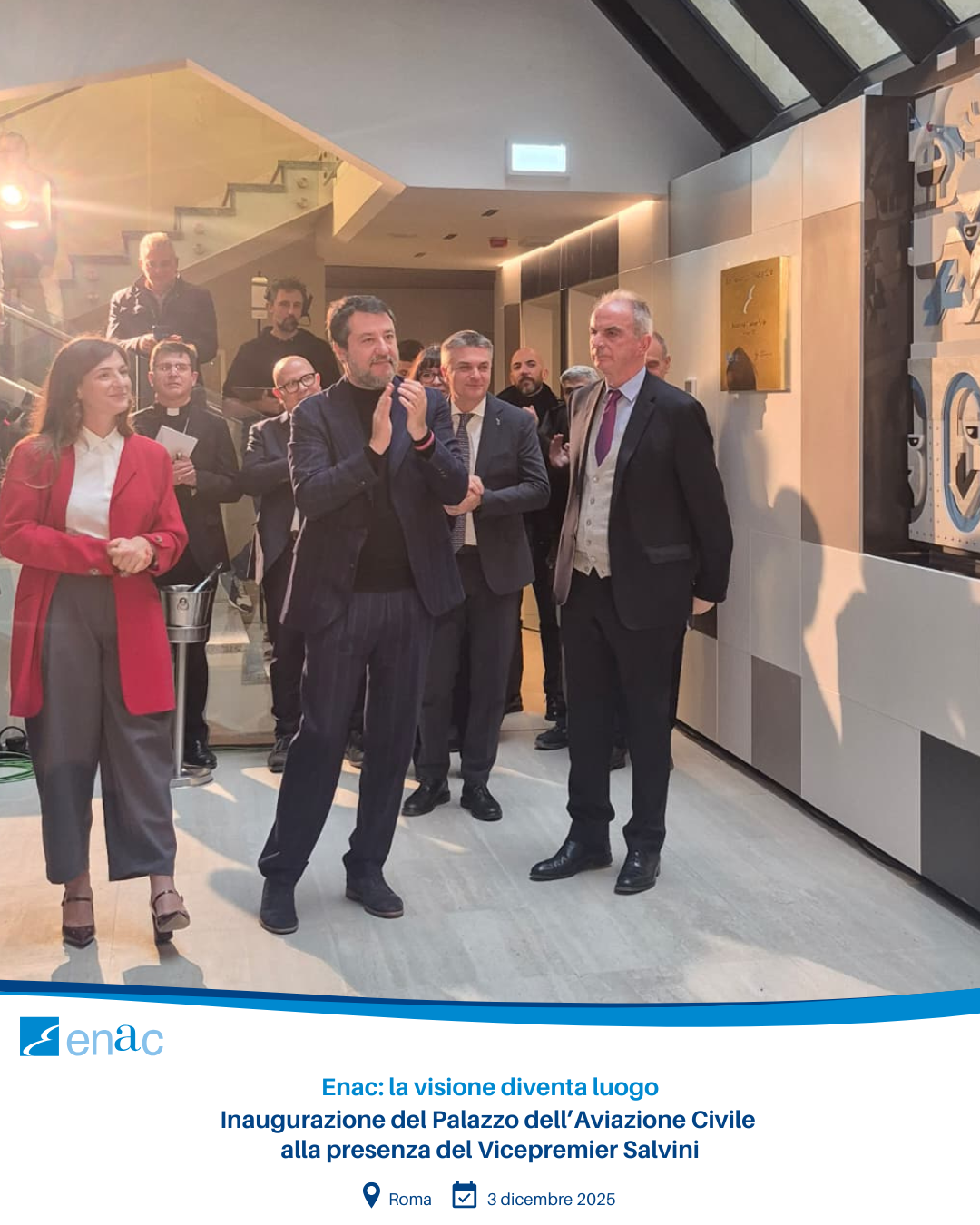 Inaugurazione Palazzo dell'Aviazione Civile