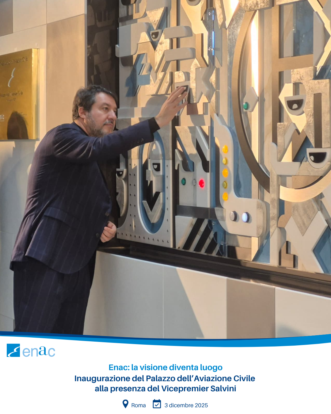 Inaugurazione Palazzo dell'Aviazione Civile