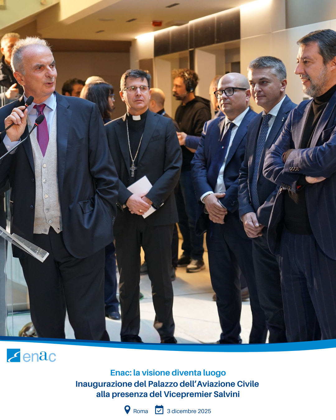 Inaugurazione Palazzo dell'Aviazione Civile