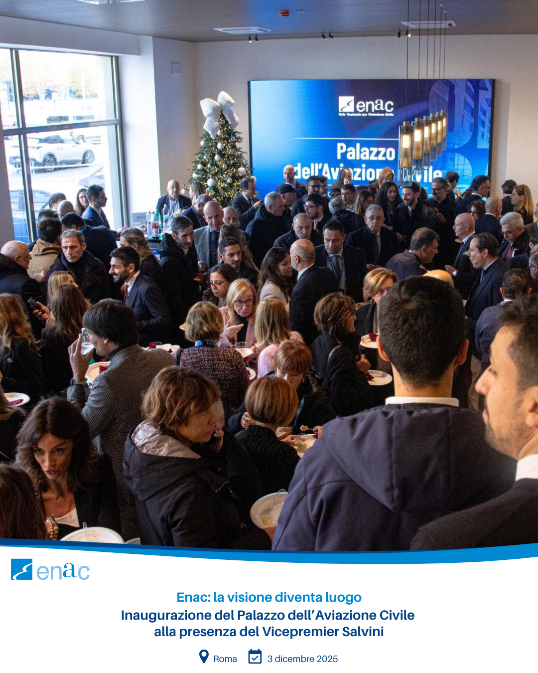 Inaugurazione Palazzo dell'Aviazione Civile