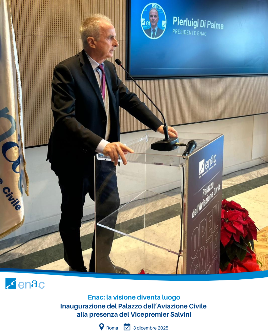 Inaugurazione Palazzo dell'Aviazione Civile