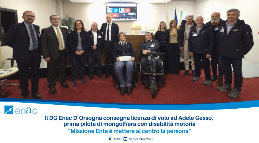 Prima pilota di mongolfiera con disabilità motoria