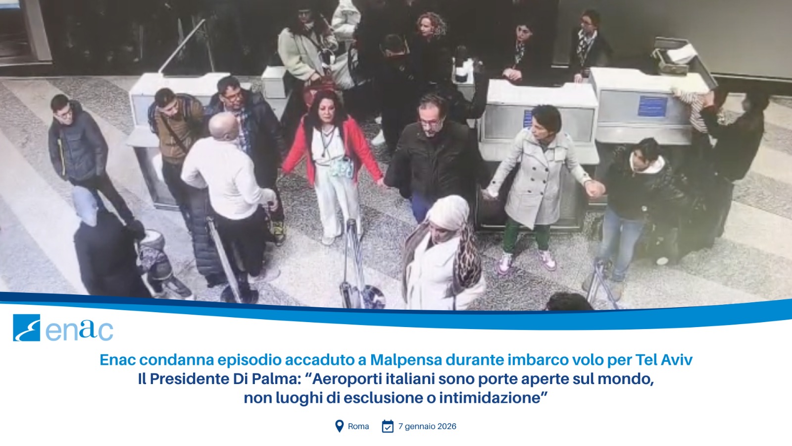Enac condanna episodio accaduto a Malpensa