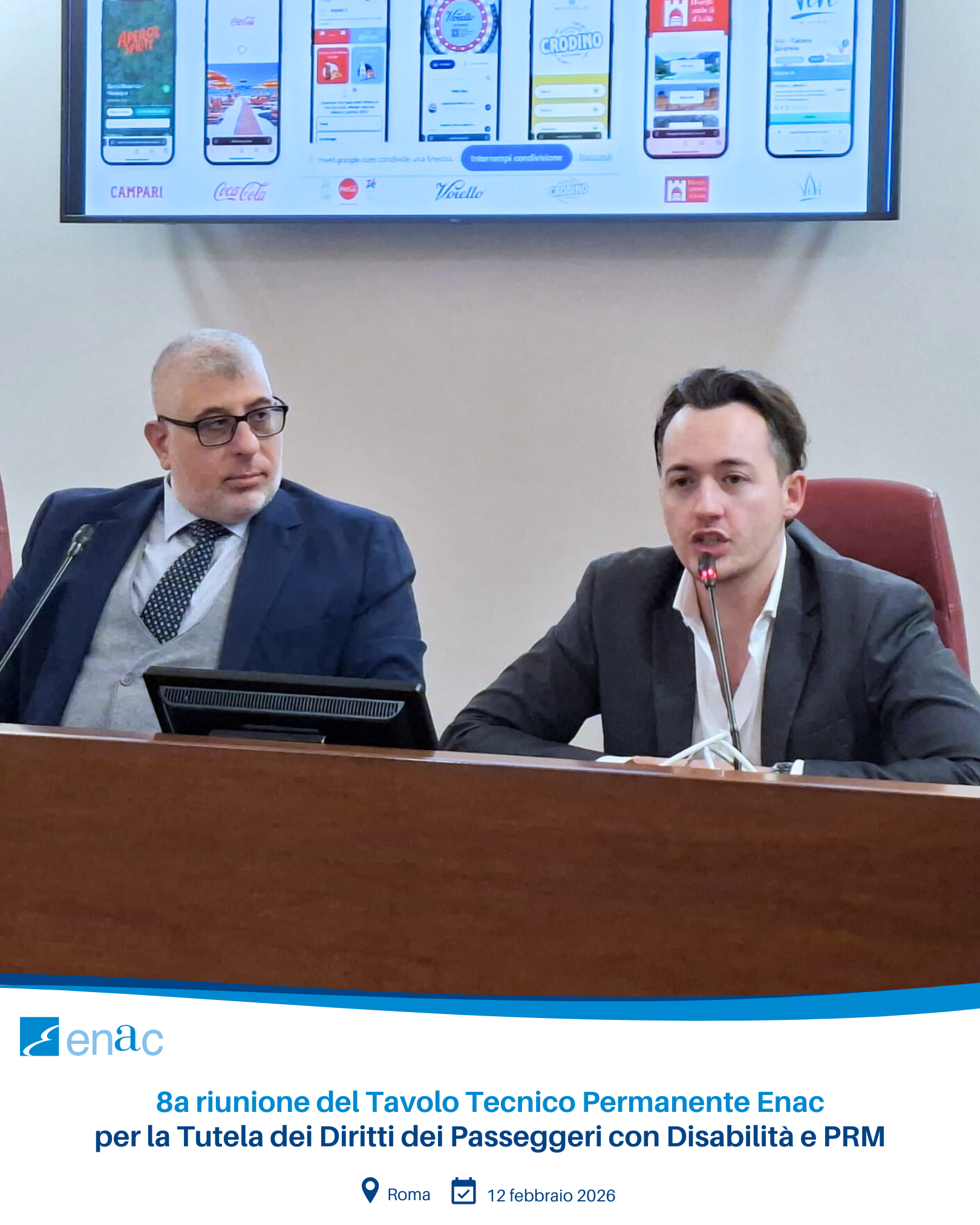 8a riunione del Tavolo Tecnico Permanente Enac per la Tutela dei Diritti dei Passeggeri con Disabilità e PRM