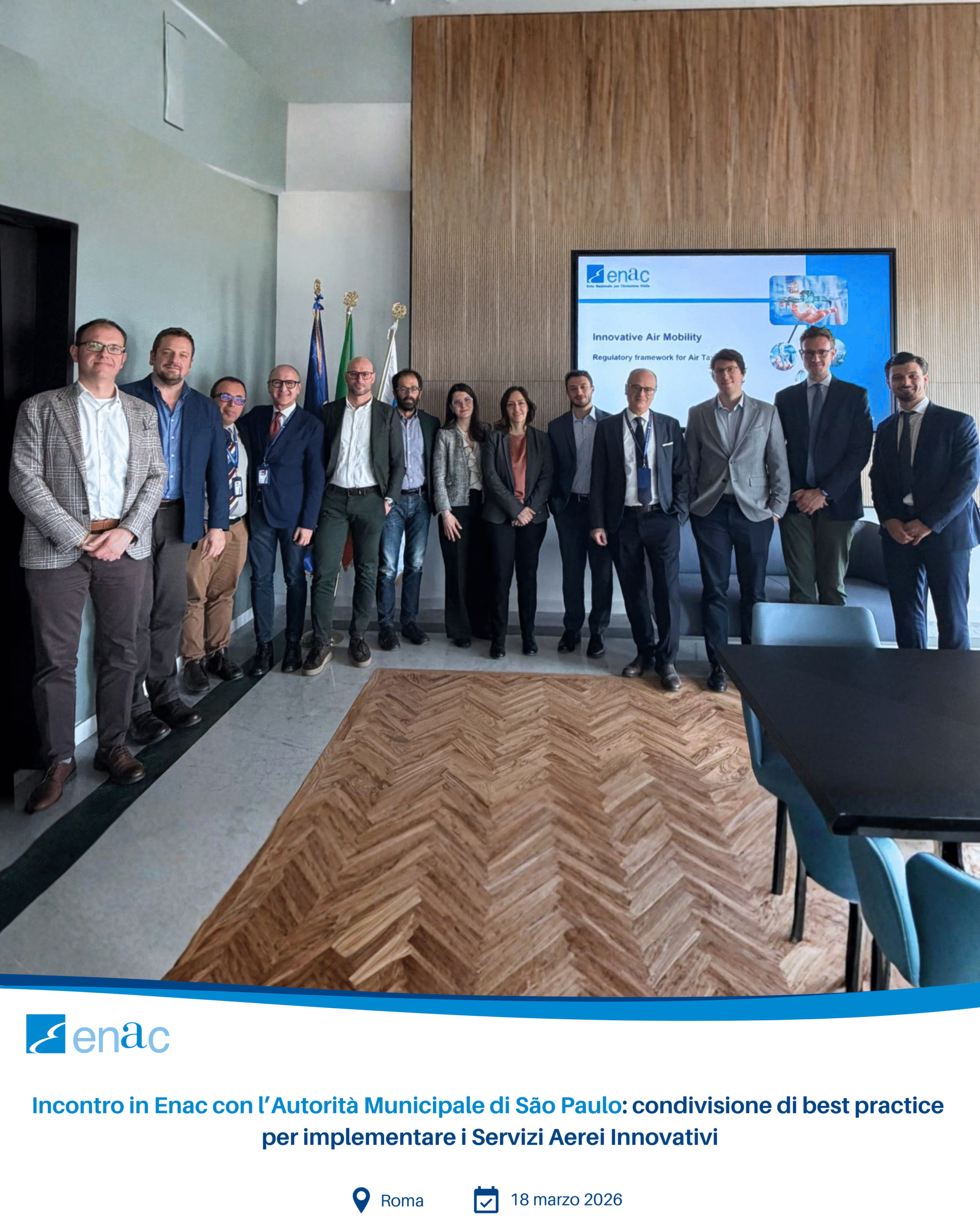 Incontro Enac con l’Autorità Municipale di São Paulo