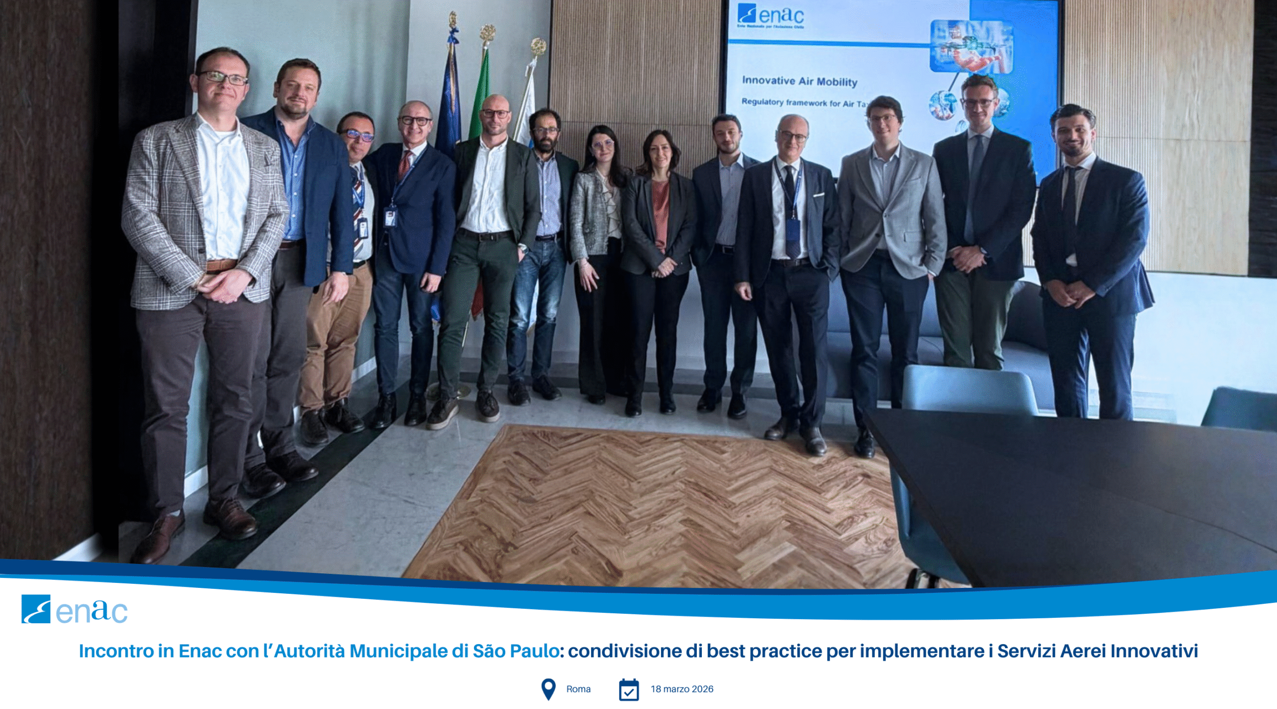 Incontro Enac con l’Autorità Municipale di São Paulo