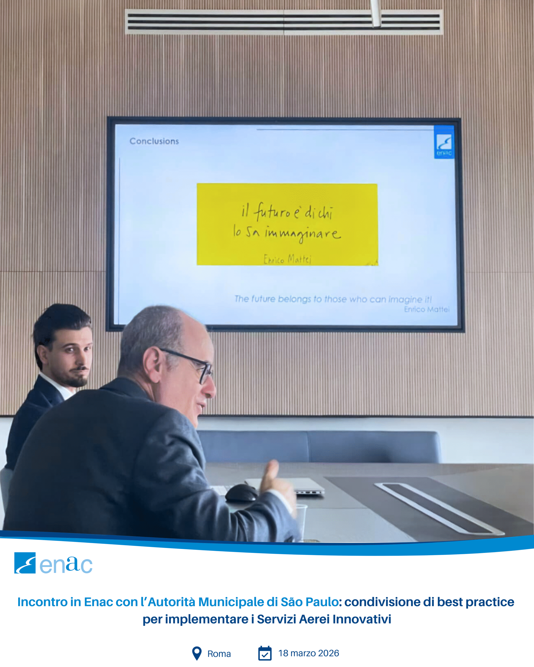 Incontro Enac con l’Autorità Municipale di São Paulo