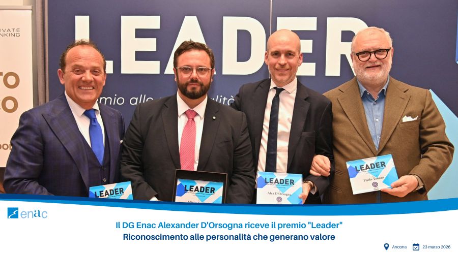 DG D'Orsogna riceve premio Leader