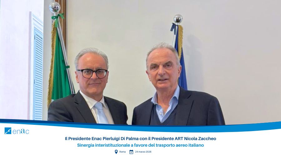 Presidente Enac Di Palma con Presidente ART Zaccheo