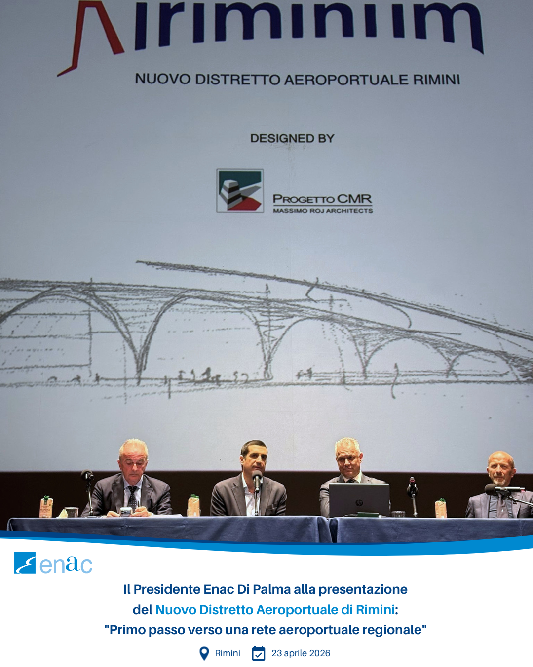 Il Presidente Enac Di Palma alla presentazione del Nuovo Distretto Aeroportuale di Rimini: "Primo passo verso una rete aeroportuale regionale"