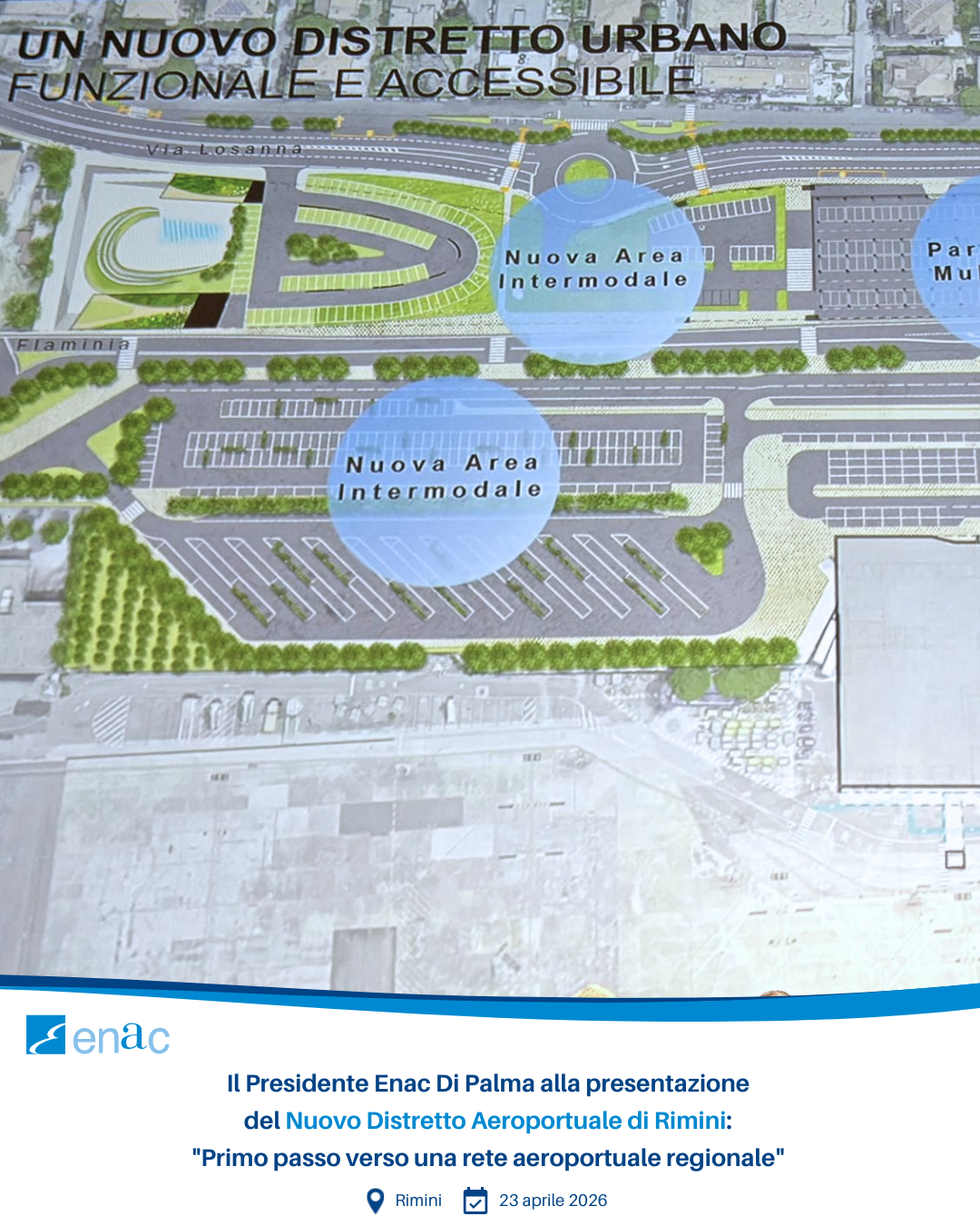 Il Presidente Enac Di Palma alla presentazione del Nuovo Distretto Aeroportuale di Rimini: "Primo passo verso una rete aeroportuale regionale"