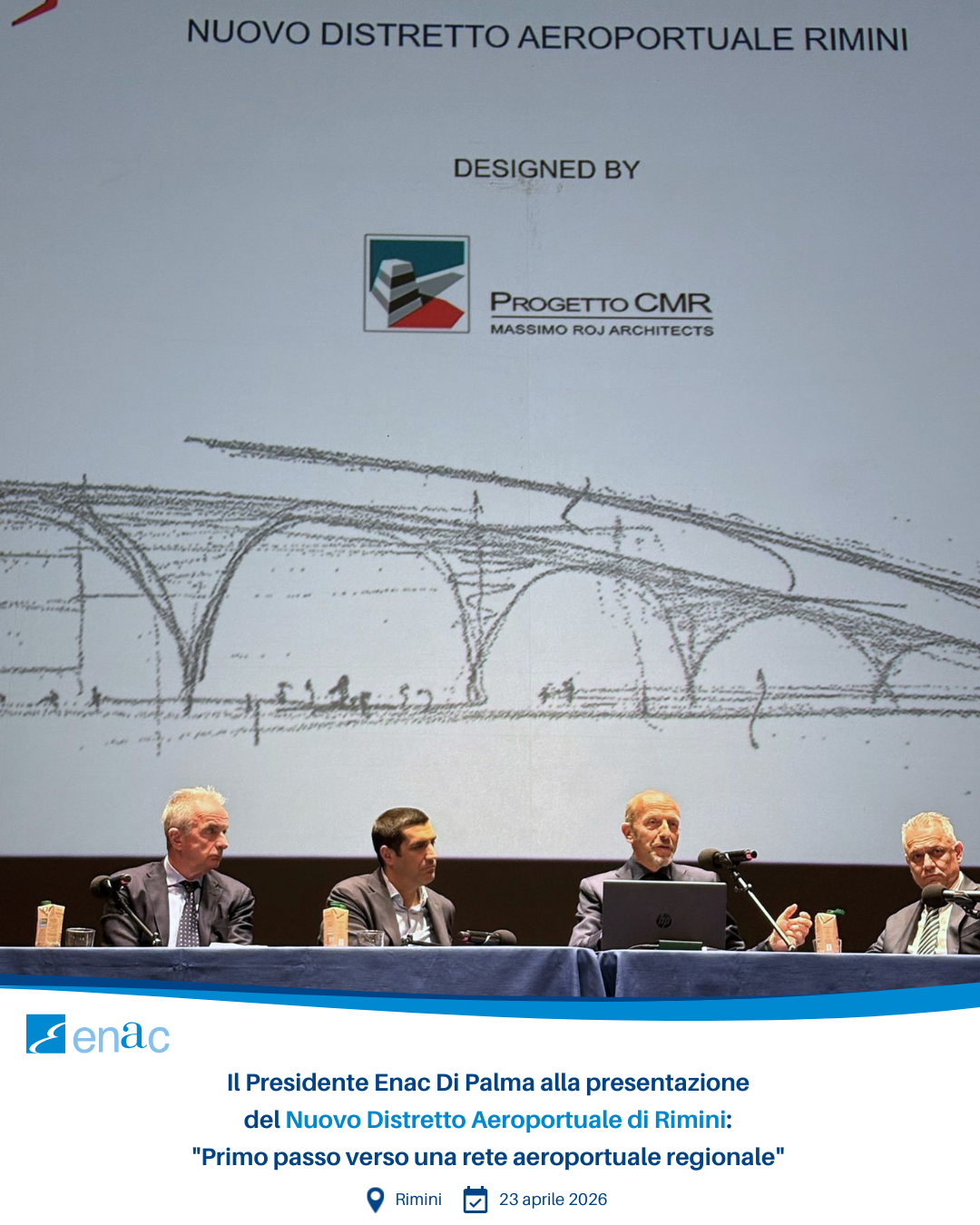 Il Presidente Enac Di Palma alla presentazione del Nuovo Distretto Aeroportuale di Rimini: "Primo passo verso una rete aeroportuale regionale"