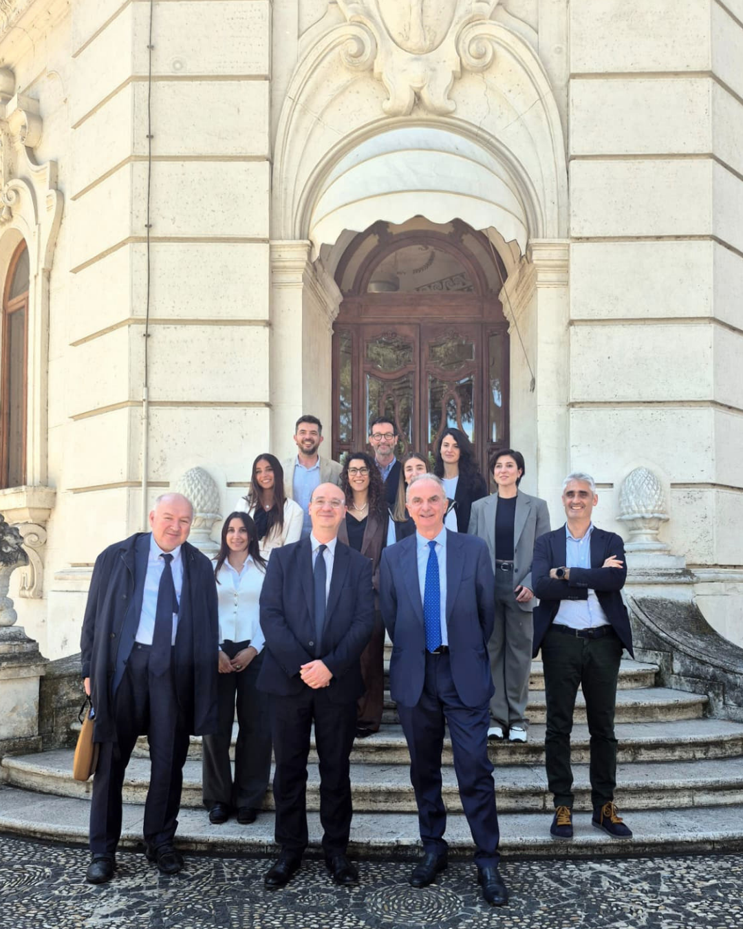 Il Presidente Di Palma con il Presidente IX Commissione alla Camera On. Deidda al convegno Enac-Luiss "Le nuove sfide del sistema aeroportuale"