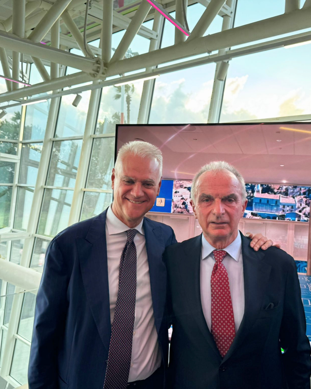 Il Presidente Enac Di Palma all'inaugurazione del nuovo terminal partenze dell'aeroporto di Reggio Calabria con il Ministro per la P.A. Zangrillo e il Presidente Regione Calabria Occhiuto