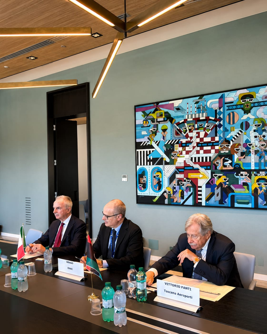 Il Presidente Enac Di Palma riceve delegazione libica per valutare future collaborazioni Italia-Libia in materia di trasporto aereo