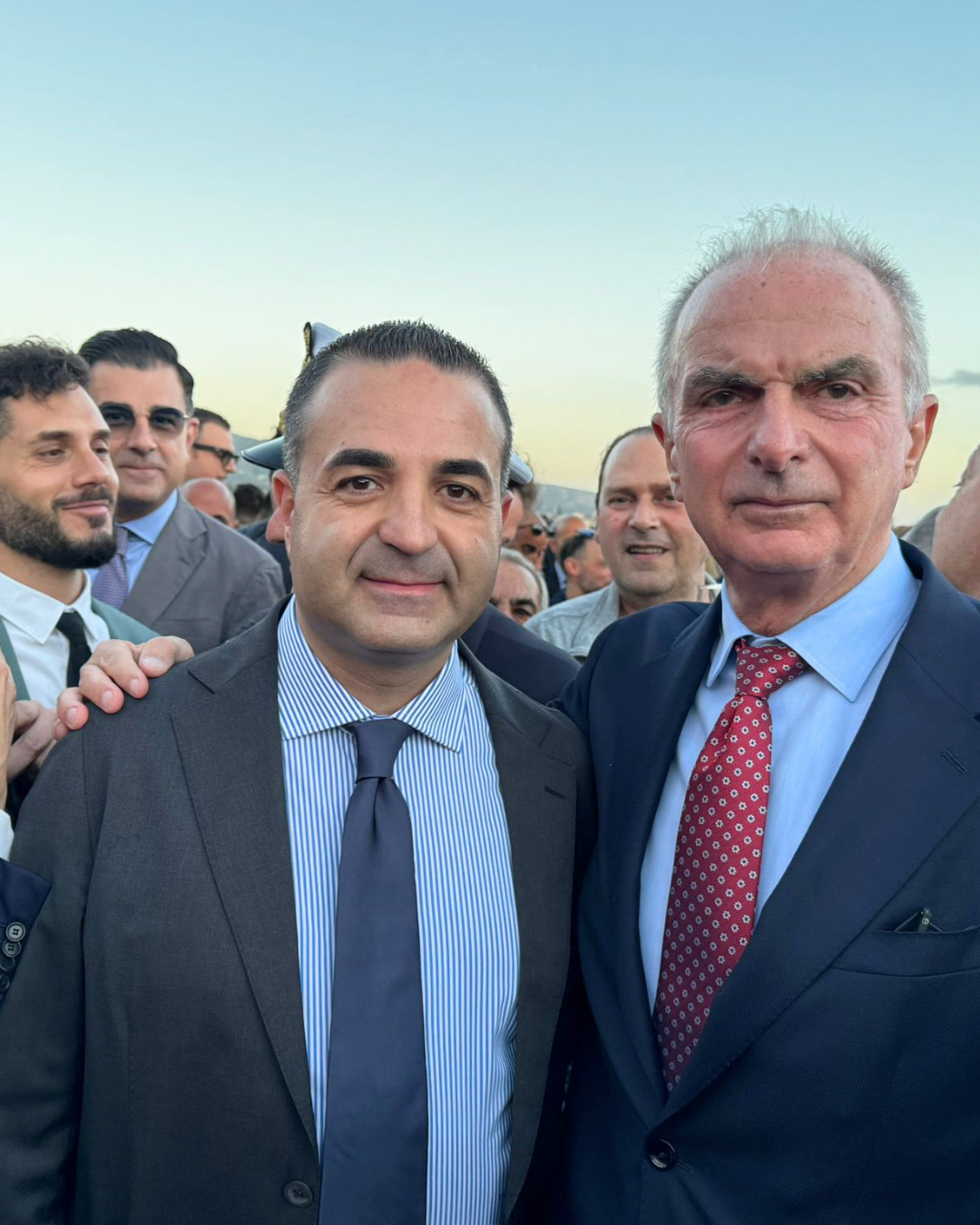 Il Presidente Enac Di Palma all'inaugurazione del nuovo terminal partenze dell'aeroporto di Reggio Calabria con il Ministro per la P.A. Zangrillo e il Presidente Regione Calabria Occhiuto