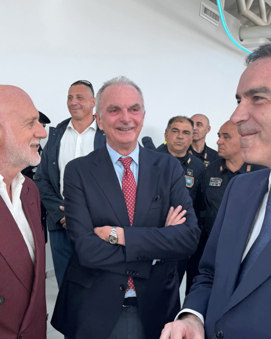Il Presidente Enac Di Palma all'inaugurazione del nuovo terminal partenze dell'aeroporto di Reggio Calabria con il Ministro per la P.A. Zangrillo e il Presidente Regione Calabria Occhiuto