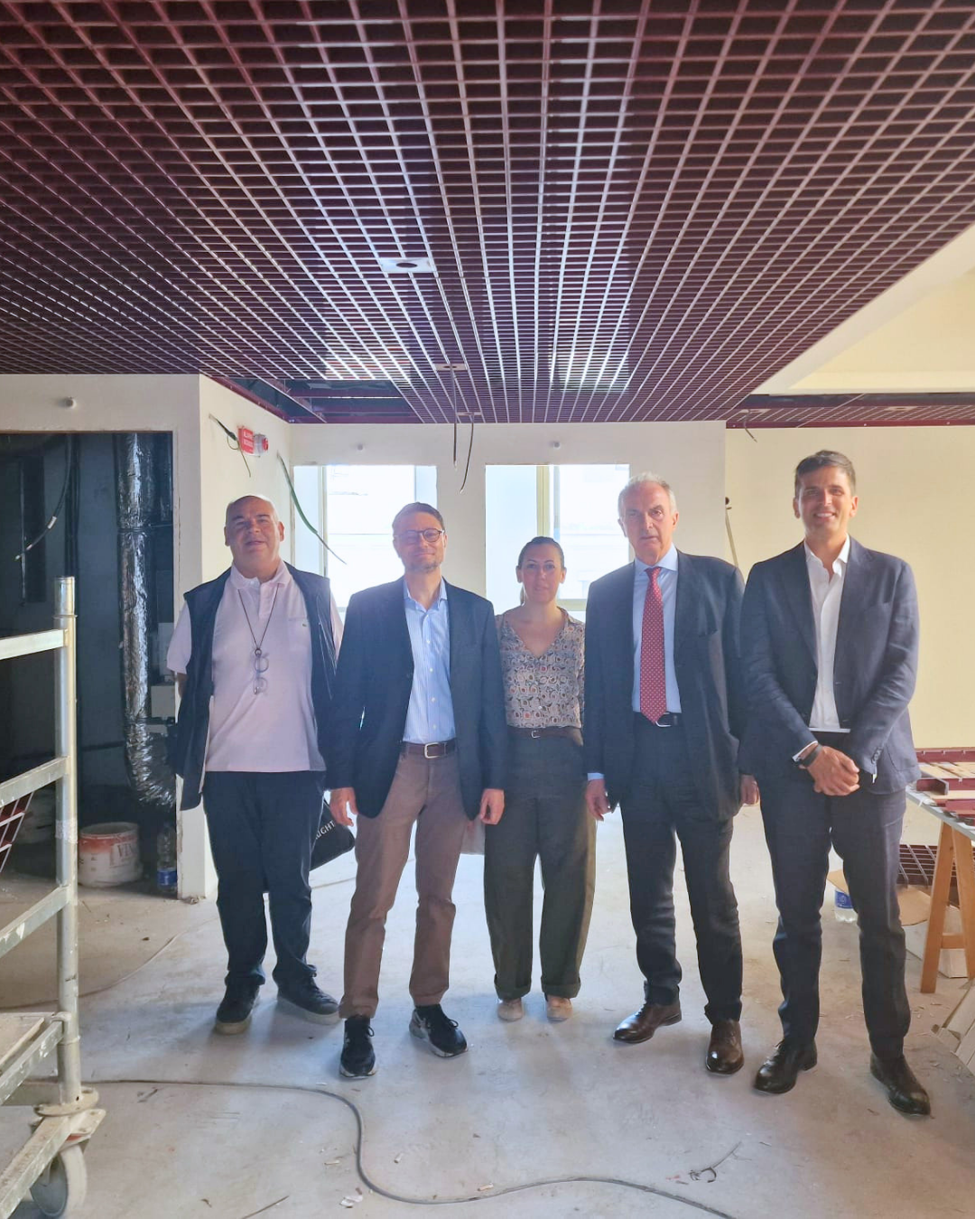 Sopralluogo del Presidente Di Palma alla nuova sede Enac di Roma, in Via Torino