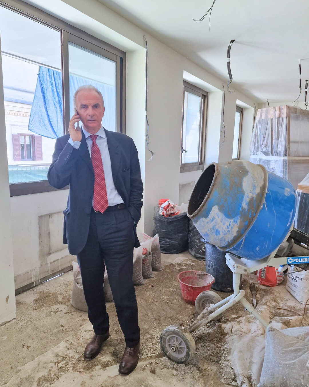 Sopralluogo del Presidente Di Palma alla nuova sede Enac di Roma, in Via Torino