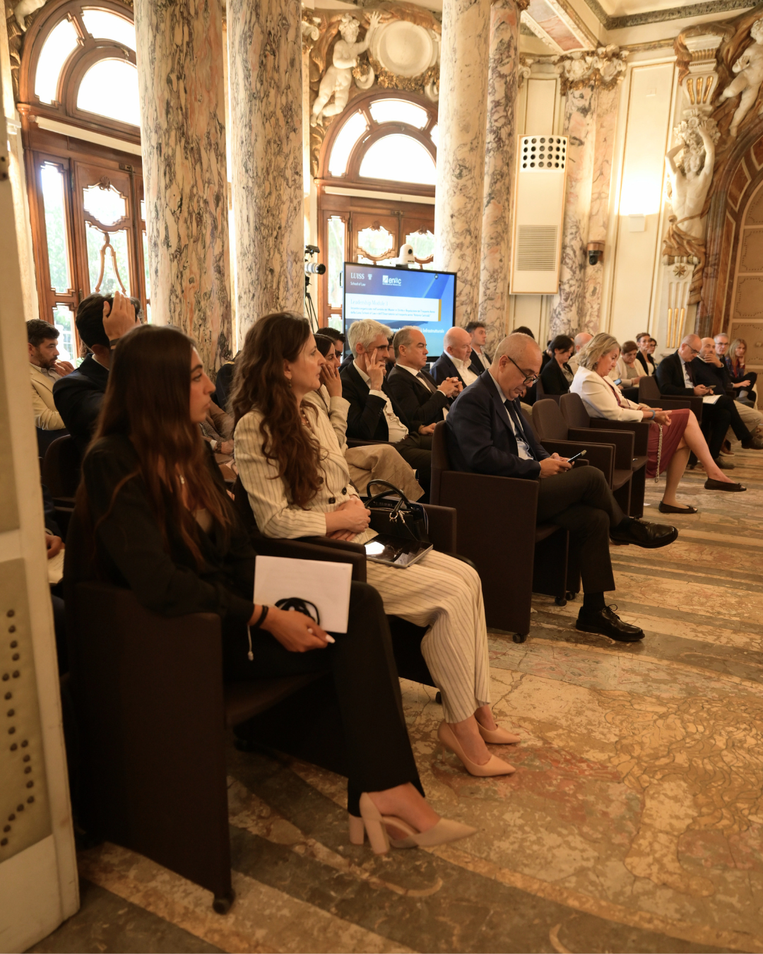 Il Presidente Di Palma con il Viceministro MIT On. Rixi al convegno Enac-Luiss "Regional Air Mobility e valorizzazione degli aeroporti territoriali"