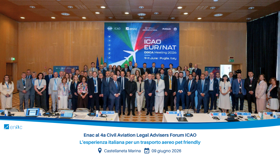 Al via il meeting ICAO EUR/NAT ospitato da Enac in Puglia - Cooperazione per lo sviluppo dell'aviazione civile internazionale