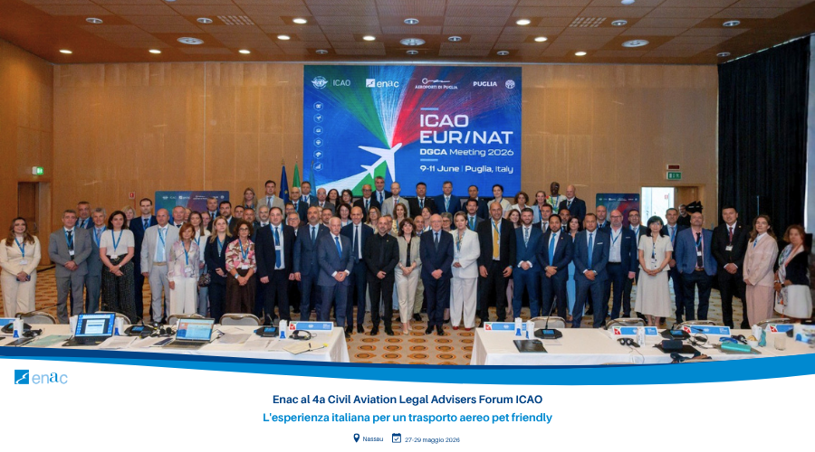 Al via il meeting ICAO EUR/NAT ospitato da Enac in Puglia Cooperazione per lo sviluppo dell'aviazione civile internazionale
