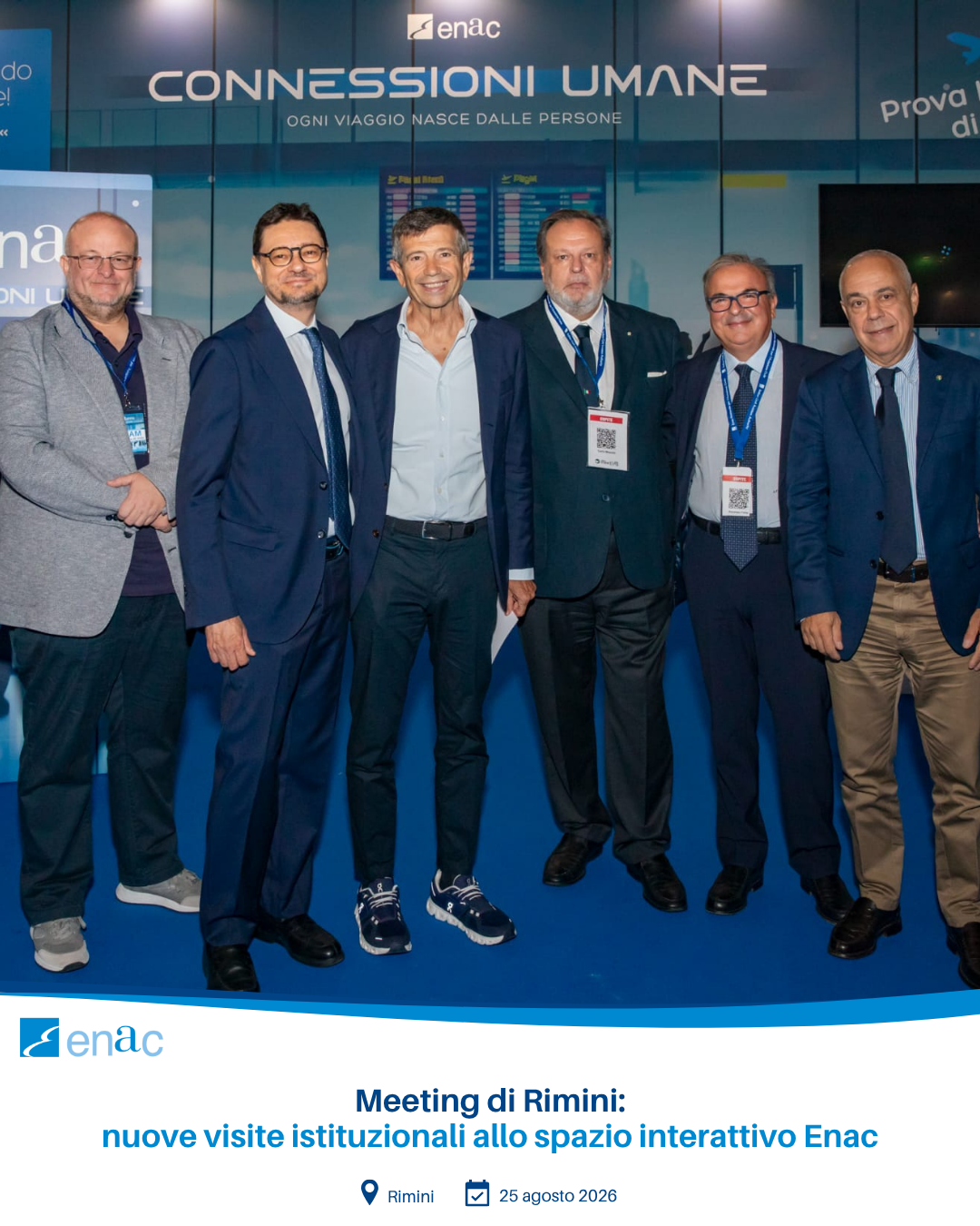 Meeting di Rimini: nuove visite istituzionali allo spazio interattivo Enac