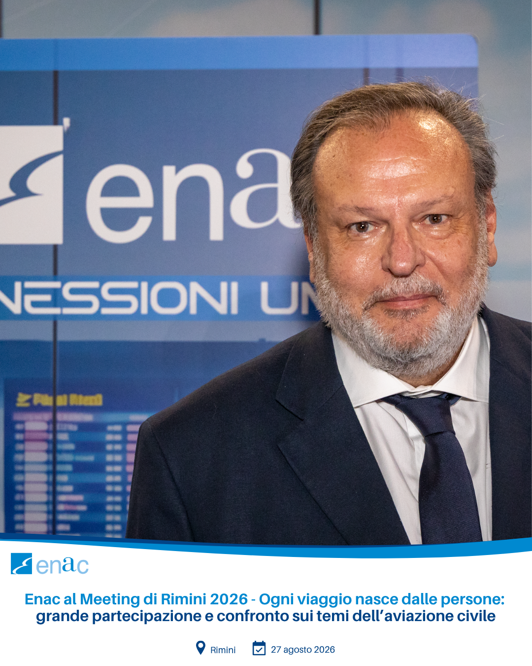 Enac al Meeting di Rimini 2026 - Ogni viaggio nasce dalle persone: grande partecipazione e confronto sui temi dell’aviazione civile