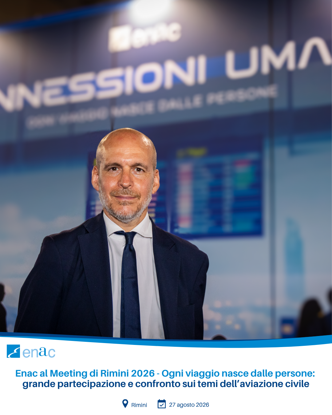 Enac al Meeting di Rimini 2026 - Ogni viaggio nasce dalle persone: grande partecipazione e confronto sui temi dell’aviazione civile