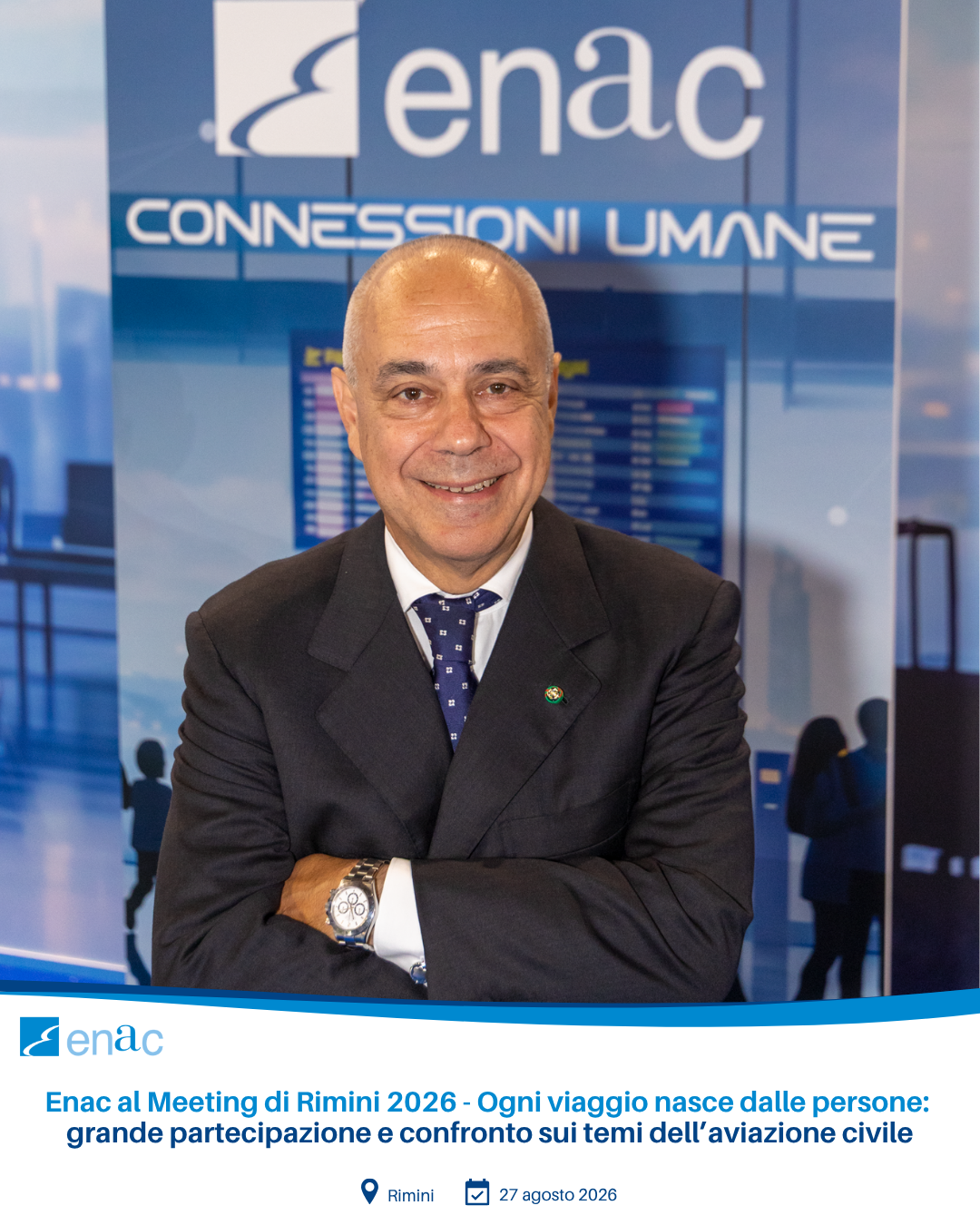 Enac al Meeting di Rimini 2026 - Ogni viaggio nasce dalle persone: grande partecipazione e confronto sui temi dell’aviazione civile