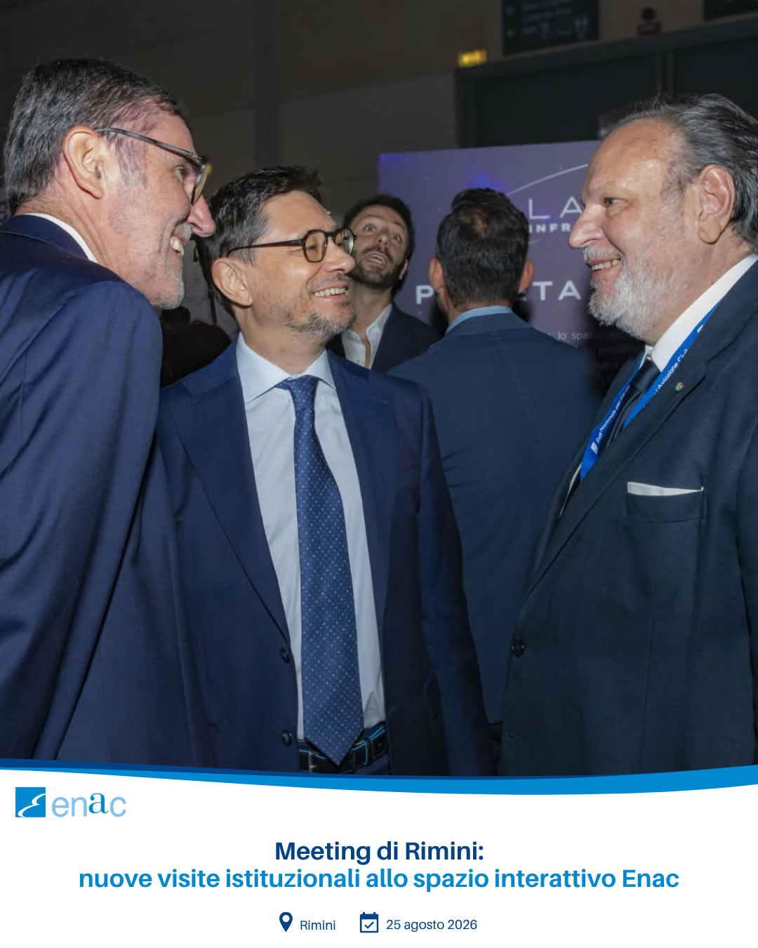 Meeting di Rimini: nuove visite istituzionali allo spazio interattivo Enac