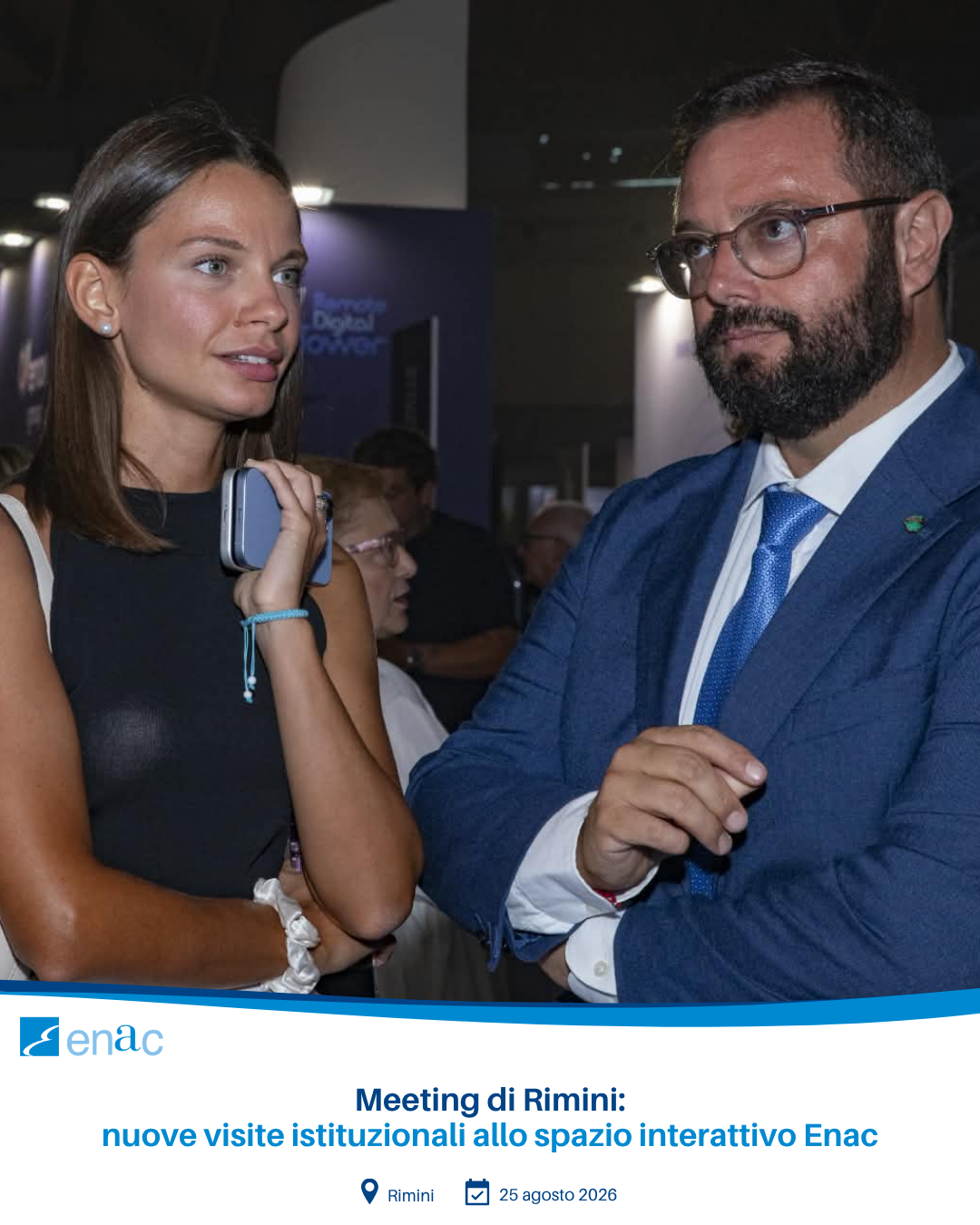 Meeting di Rimini: nuove visite istituzionali allo spazio interattivo Enac