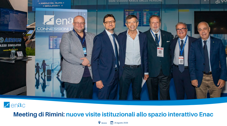 Meeting di Rimini: nuove visite istituzionali allo spazio interattivo Enac