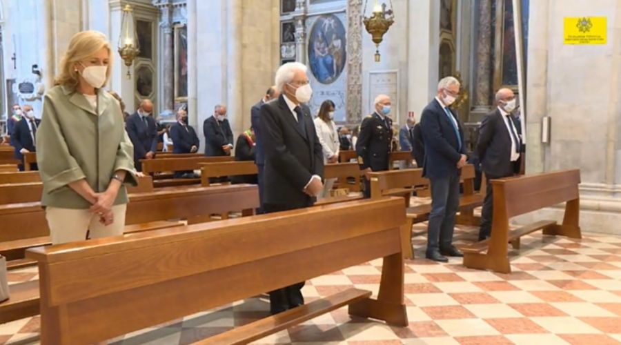 cerimonia dell’accensione della Lampada della Pace a Loreto