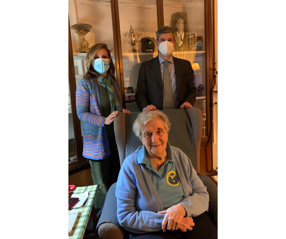 Il Direttore Generale ENAC Alessio Quaranta insieme alla Comandante Fiorenza de Bernardi e all'Ing. Stefania Randisi