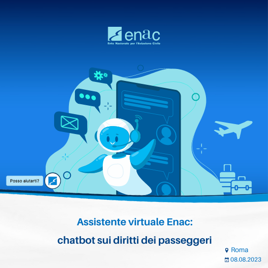 Assistente virtuale Enac: chatbot sui diritti dei passeggeri