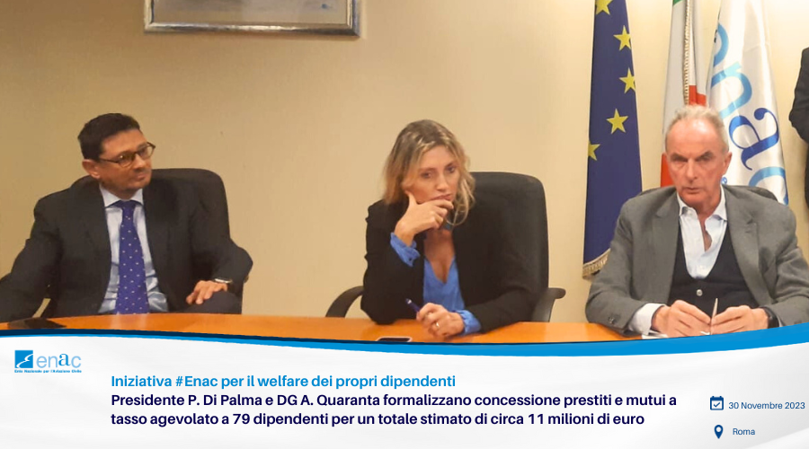 Presidente P. Di Palma e DG A. Quaranta  formalizzano concessione prestiti e mutui a tasso agevolato a  79 dipendenti…