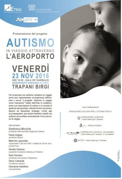Presentazione del progetto "Autismo - In viaggio attraverso l'aeroporto" - Trapani Birgi