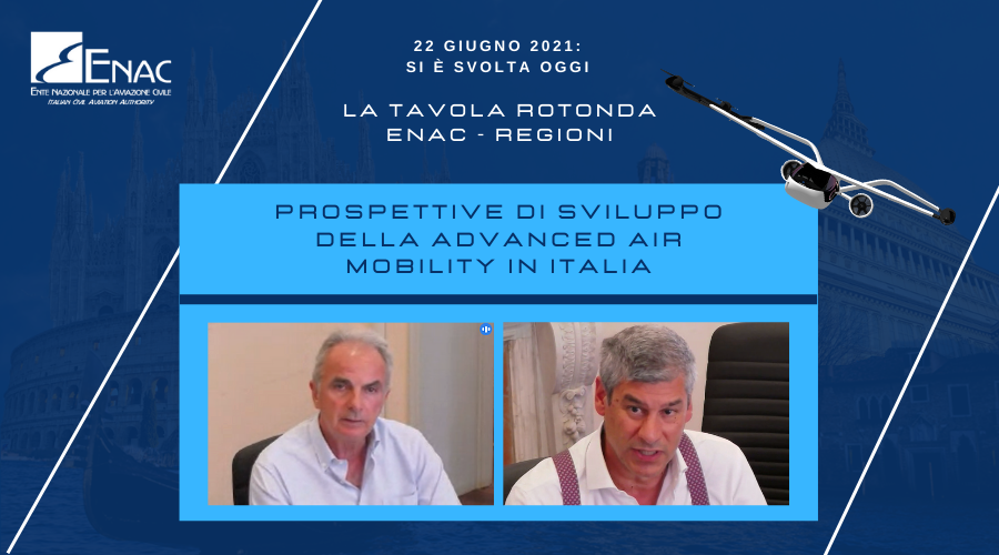 Tavola rotonda ENAC sulla Advanced Air Mobility in Italia