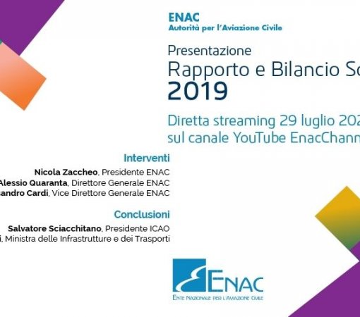 L'ENAC presenta il Rapporto e Bilancio Sociale 2019 