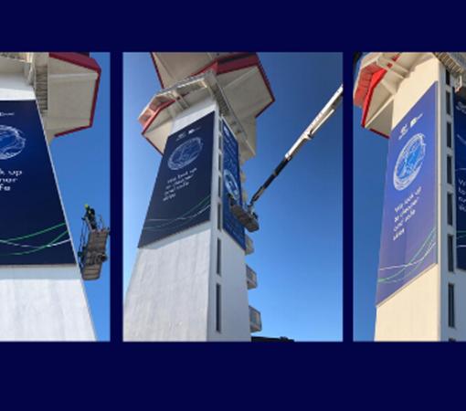 Torre di controllo di Roma Fiumicino - ENAV ed ENAC impegnati per la Sostenibilità. “We look up to cleaner and safe skies”