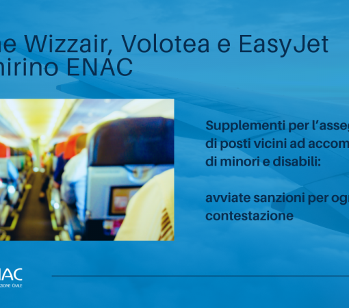 Anche Wizzair, Volotea e EasyJet nel mirino ENAC
