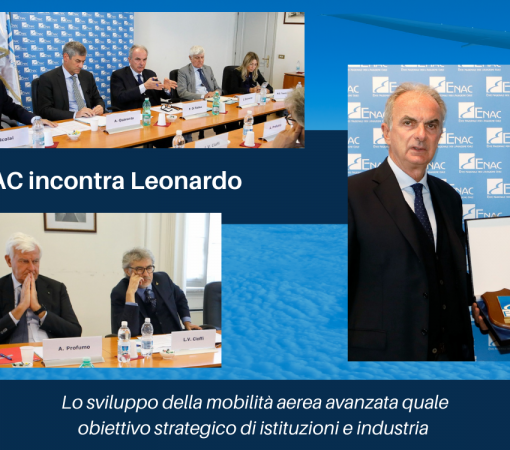 ENAC incontra Leonardo: lo sviluppo della mobilità aerea avanzata quale  obiettivo strategico di istituzioni e industria