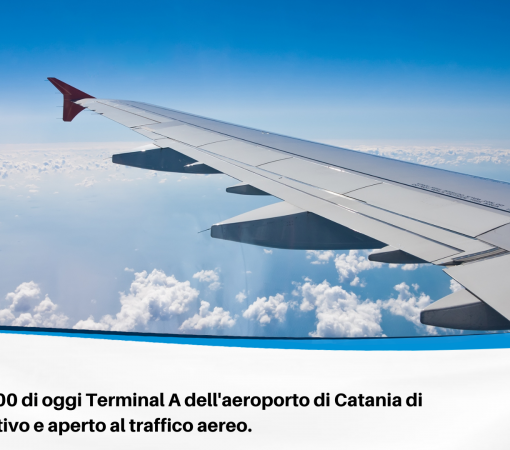Dalle ore 17.00 del 5 agosto 2023 operativo Terminal A dell'aeroporto di Catania