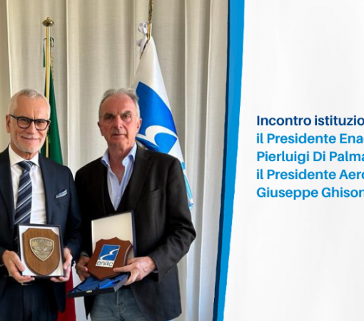 Incontro istituzionale tra il Presidente Enac  Pierluigi Di Palma e  il Presidente Aero Club Milano Giuseppe Ghisoni 