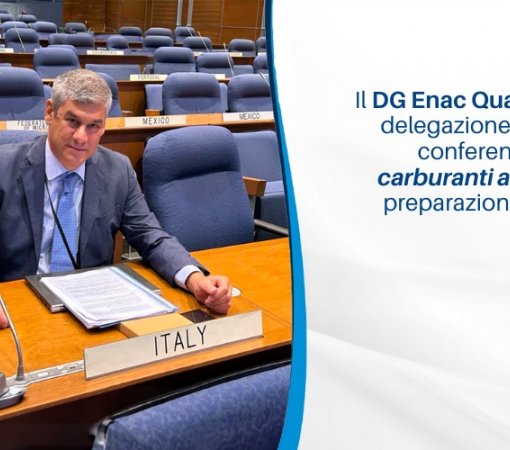 Il DG Enac Quaranta capo delegazione italiana alla conferenza ICAO su carburanti alternativi in preparazione di CAAF/3